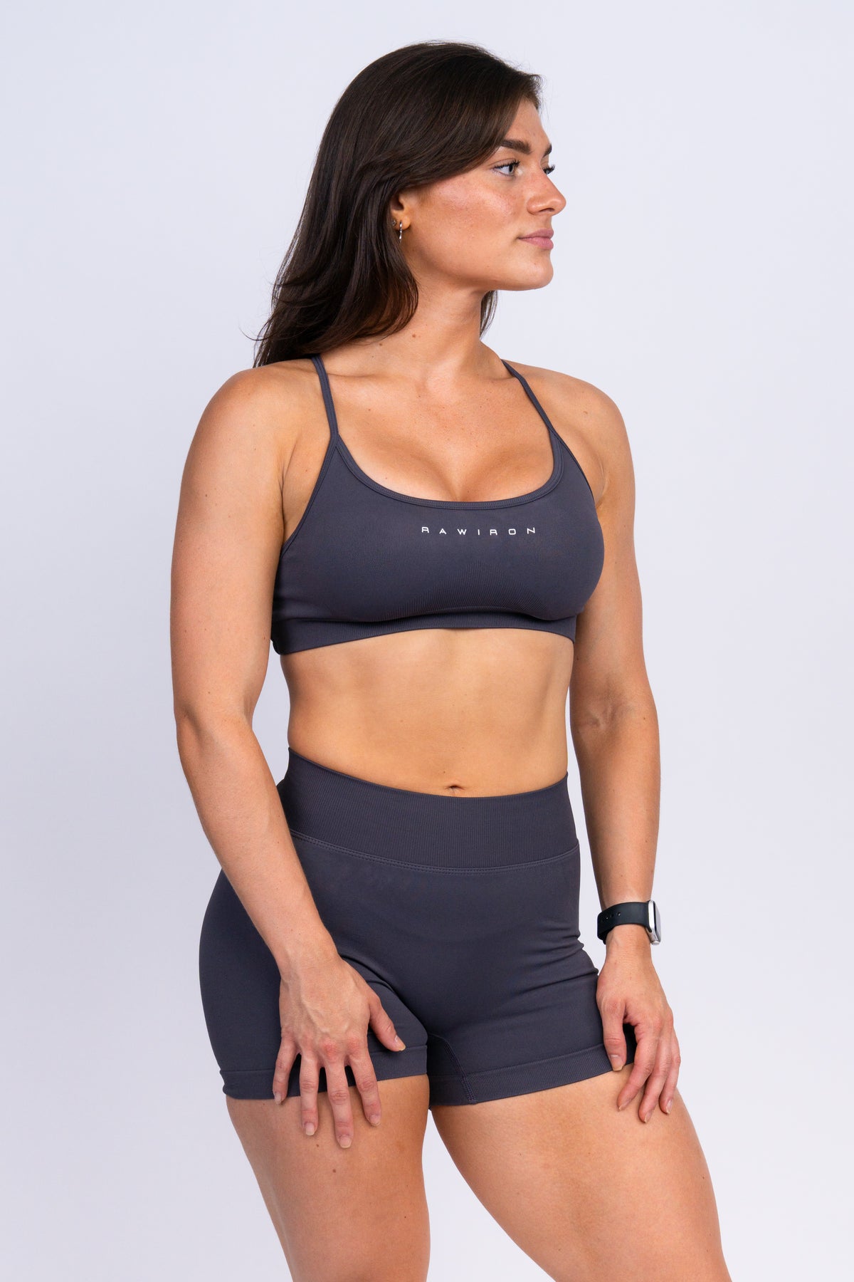 Signature Sports Bra Charcoal
