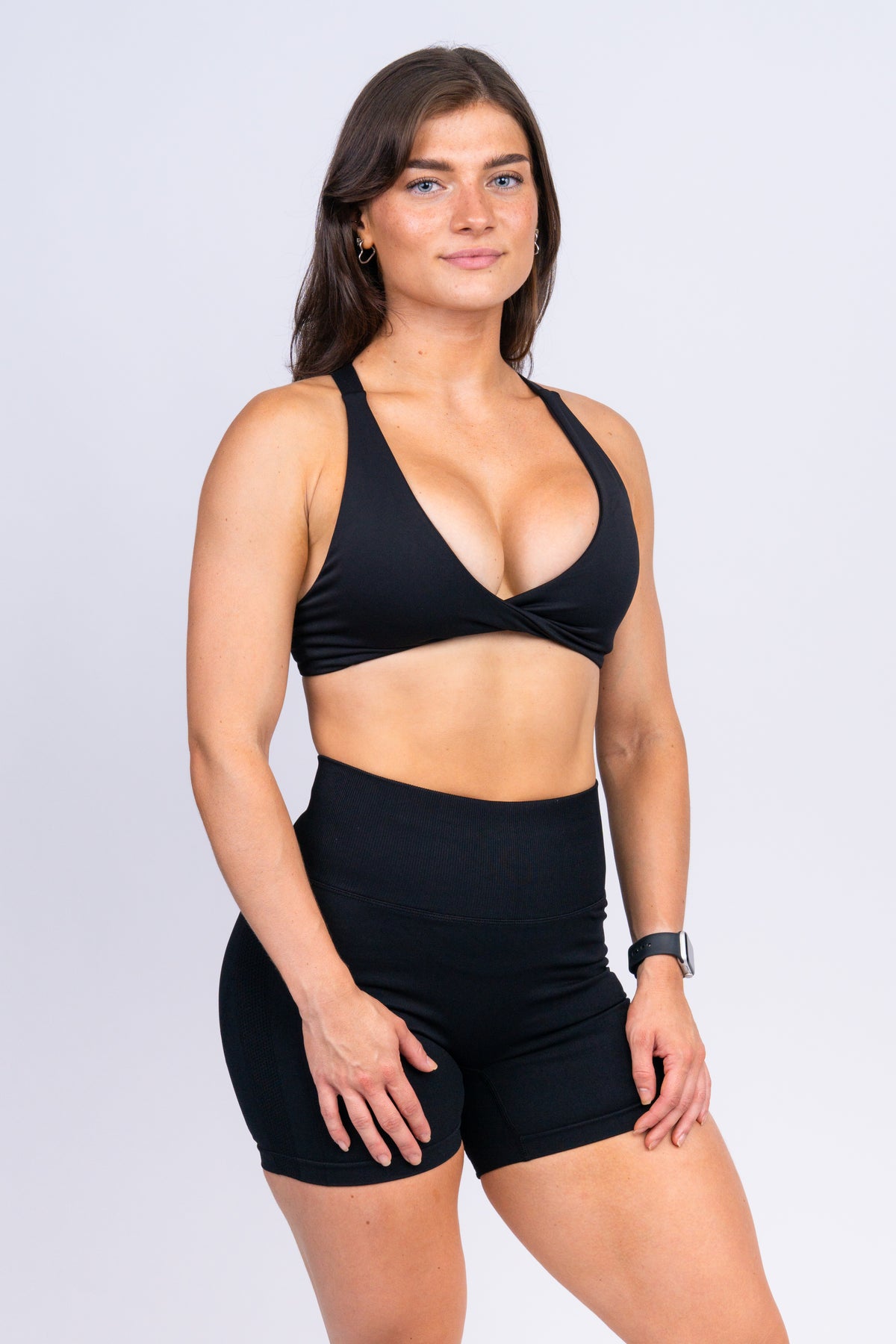 Plunge Sports Bra Black