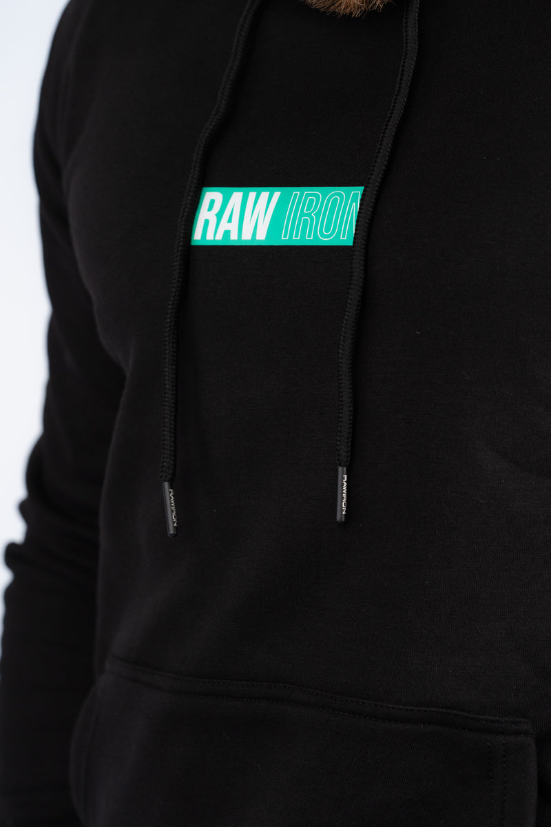 Steel Logo Hoodie Teal / Black