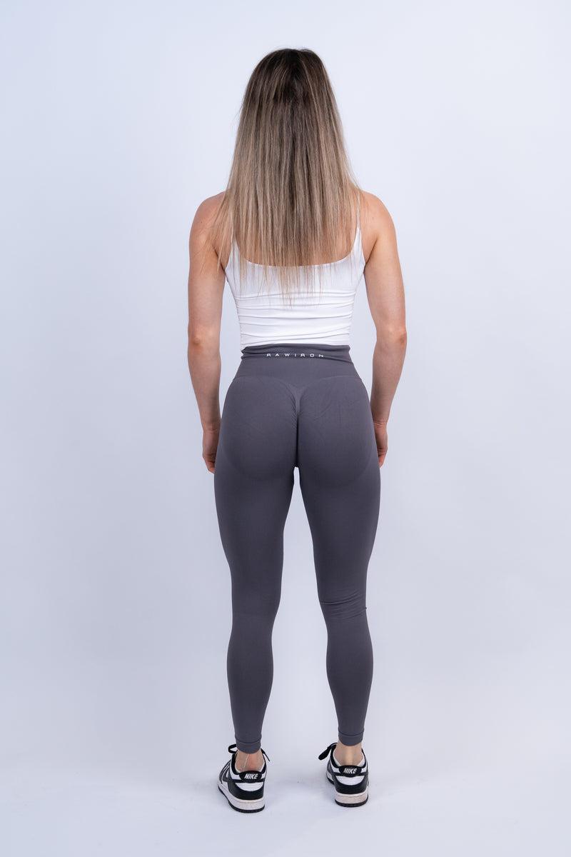 Ruched Leggings Dark Grey