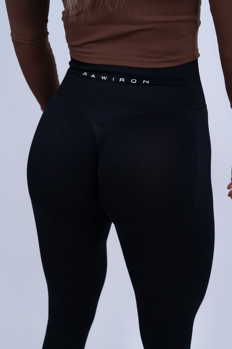 Ruched Leggings Black