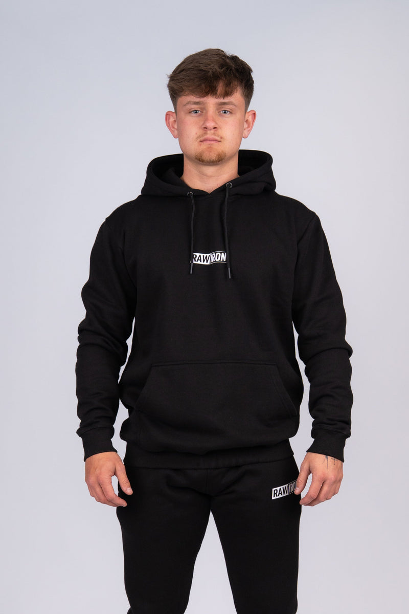 Contrast Hoodie Black