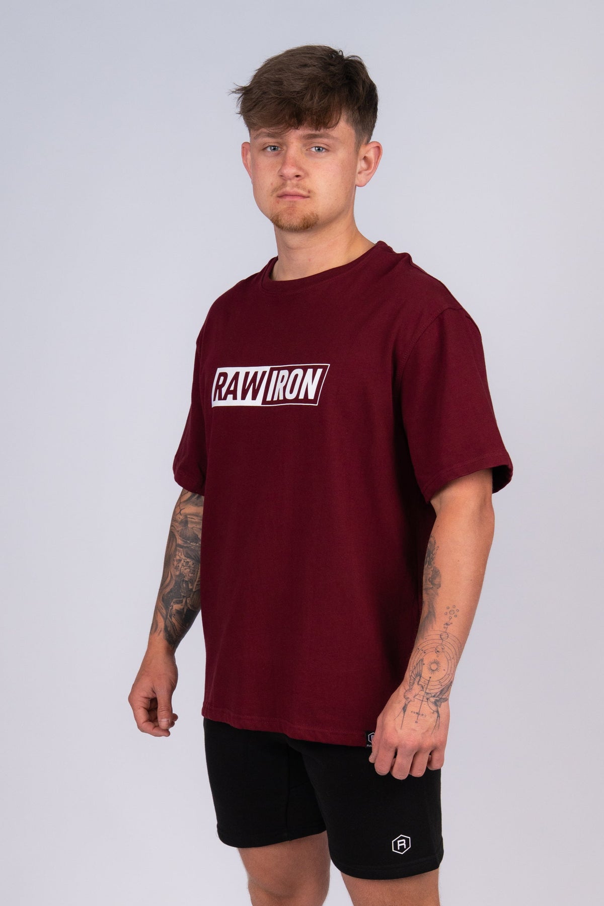 Contrast Original T-Shirt Burgundy