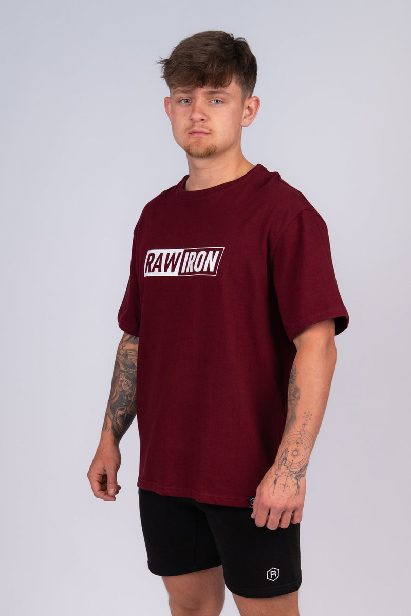 Contrast Original T-Shirt Burgundy