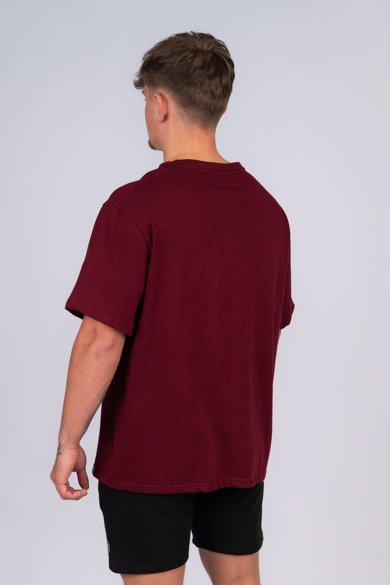 Contrast Original T-Shirt Burgundy