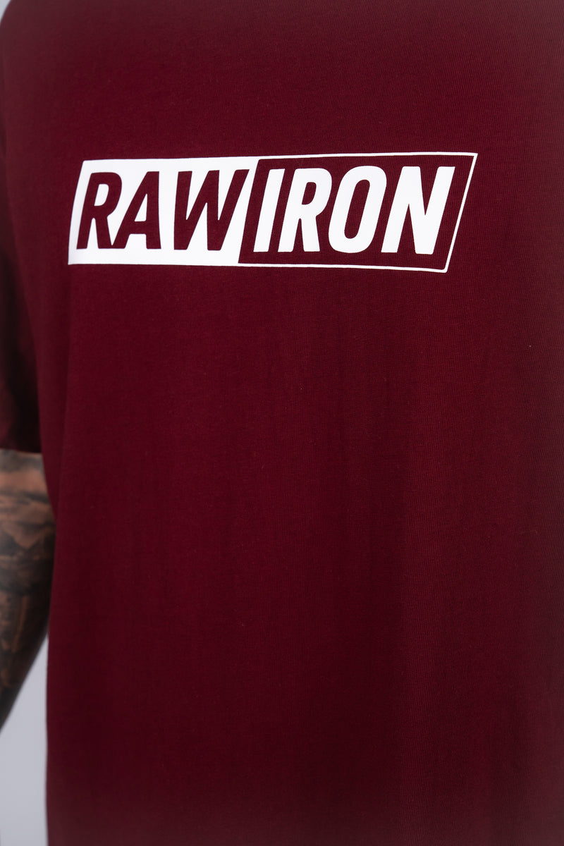 Contrast Original T-Shirt Burgundy
