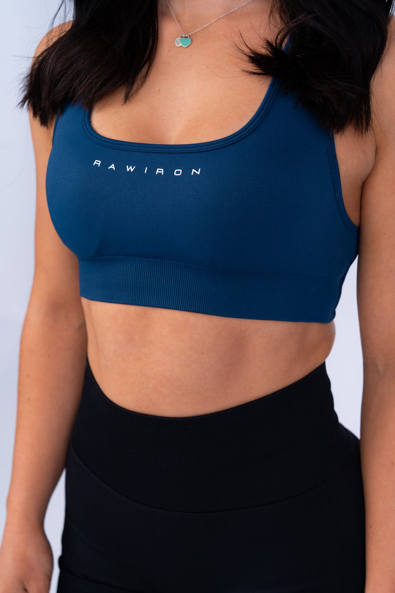 Compression Sports Bra Navy