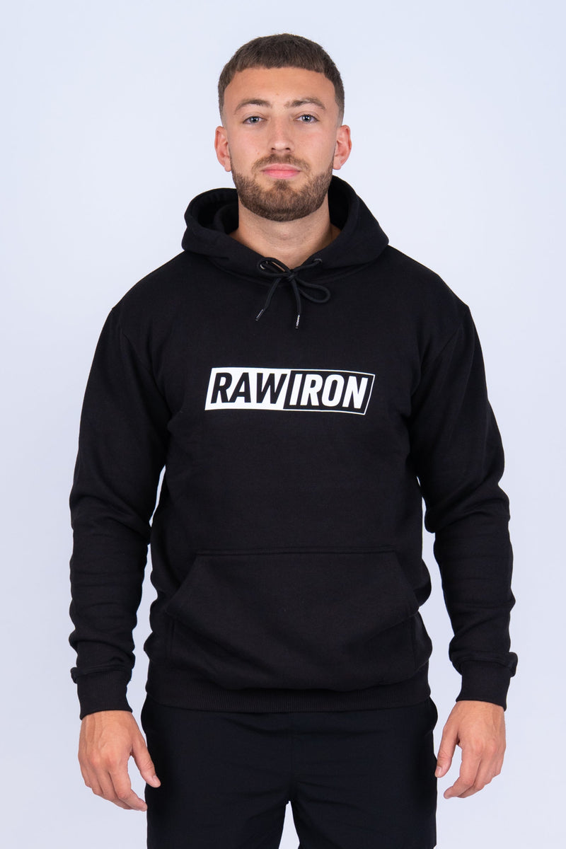Contrast Hoodie Black