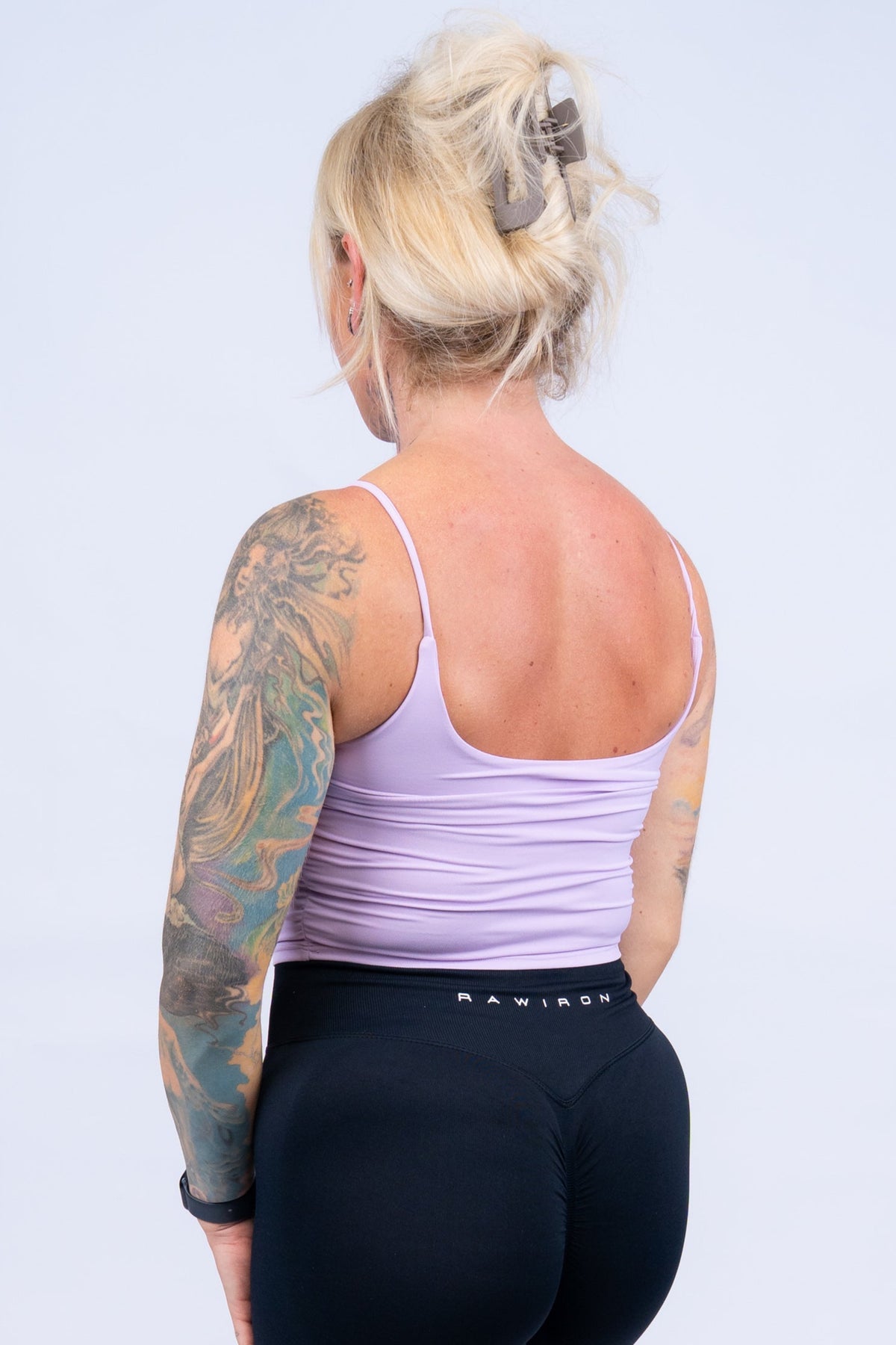Ruched Tank Top Lavender
