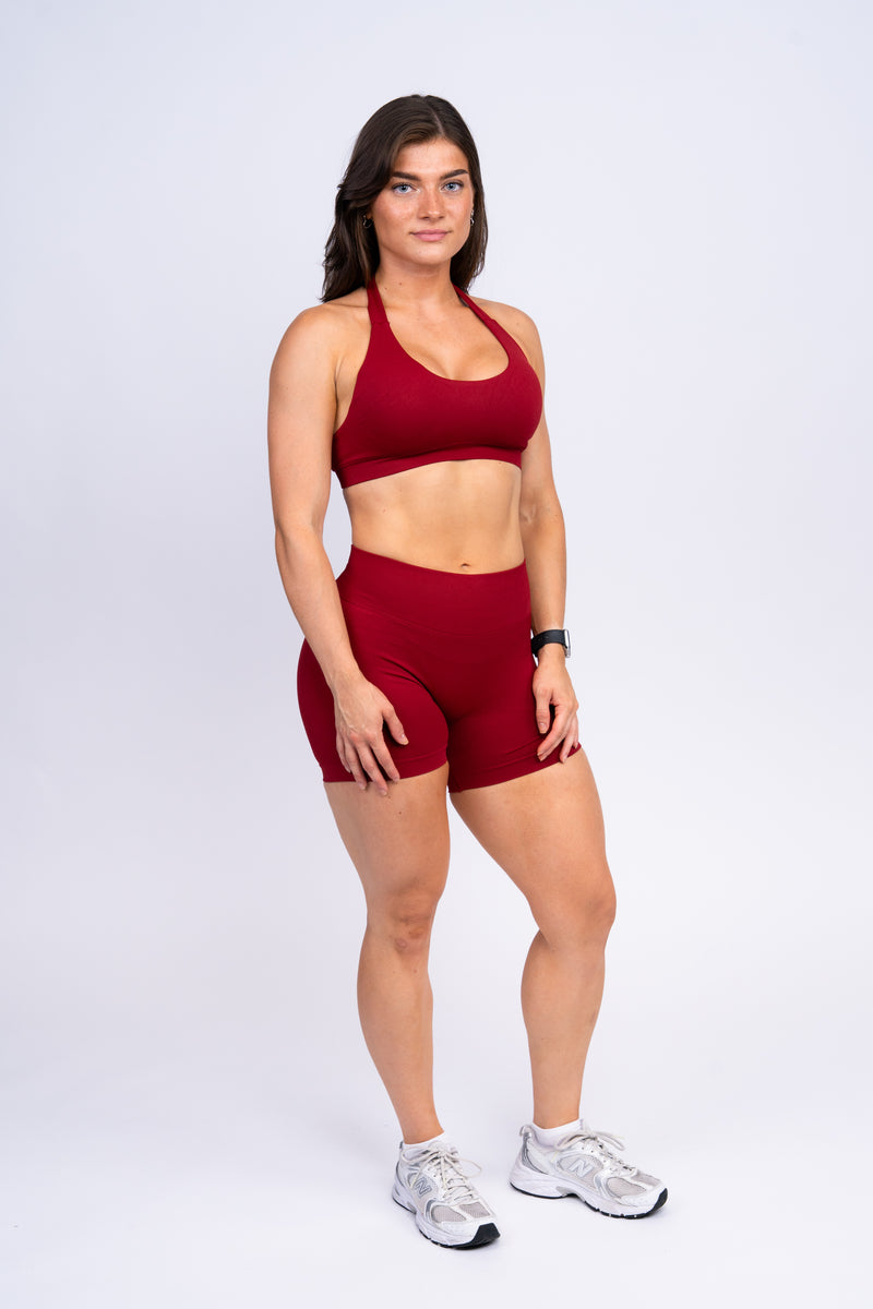 Motion Shorts & Bra Set Red