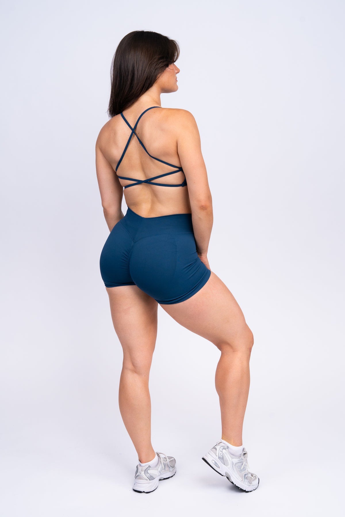 Signature Shorts & Bra Set Navy