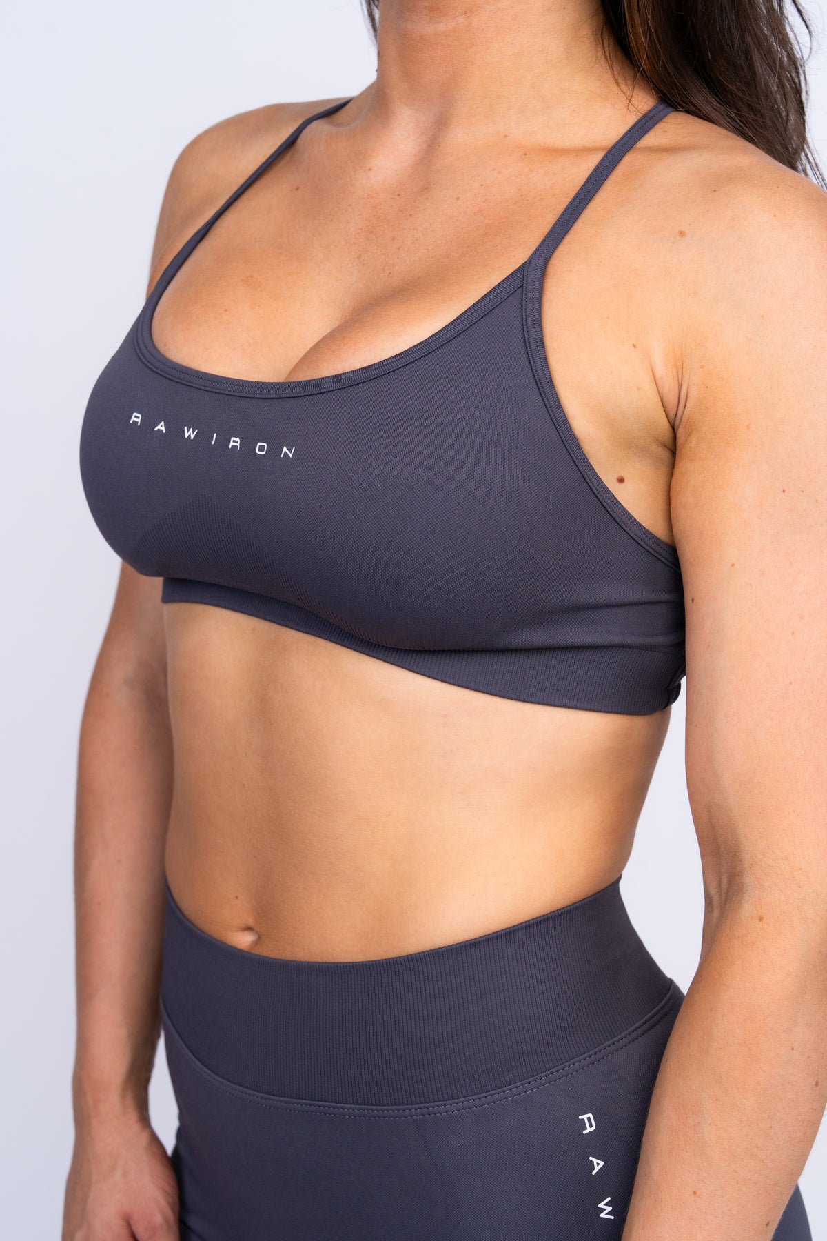Signature Sports Bra Charcoal