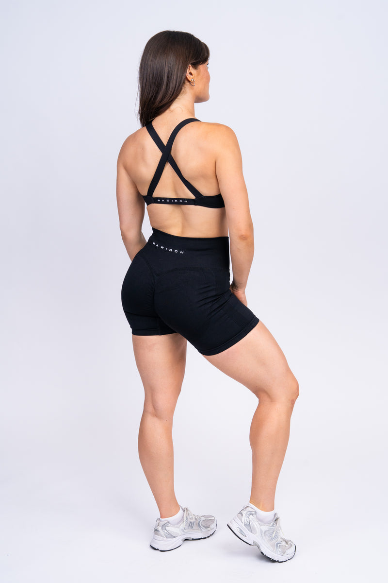 Plunge Sports Bra Black