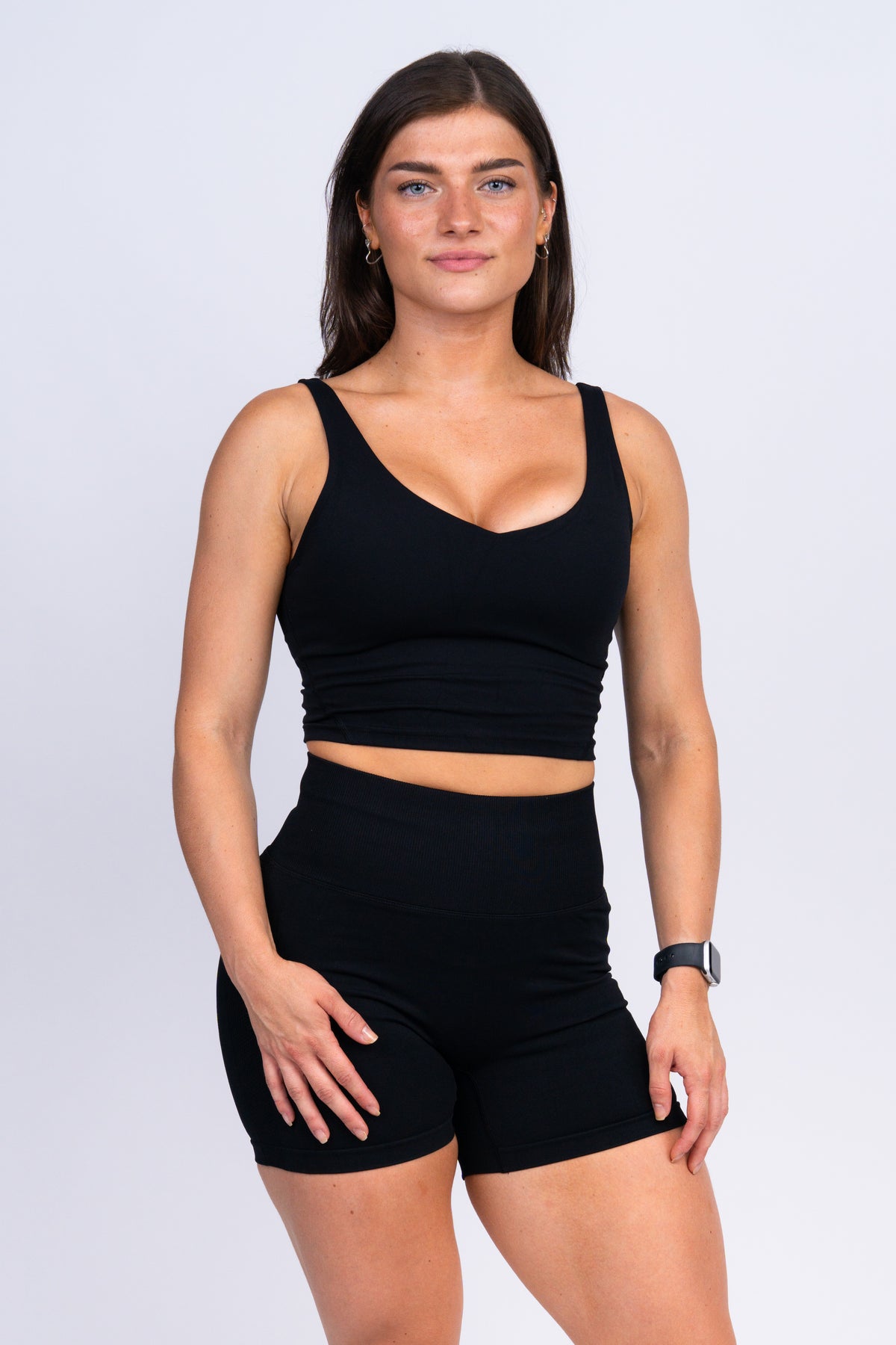 Contour Tank Top Black