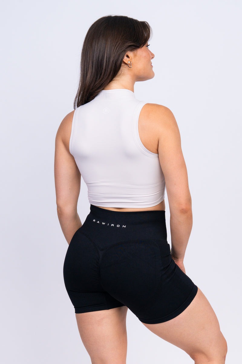 Contour 1/4 Zip Top Off White