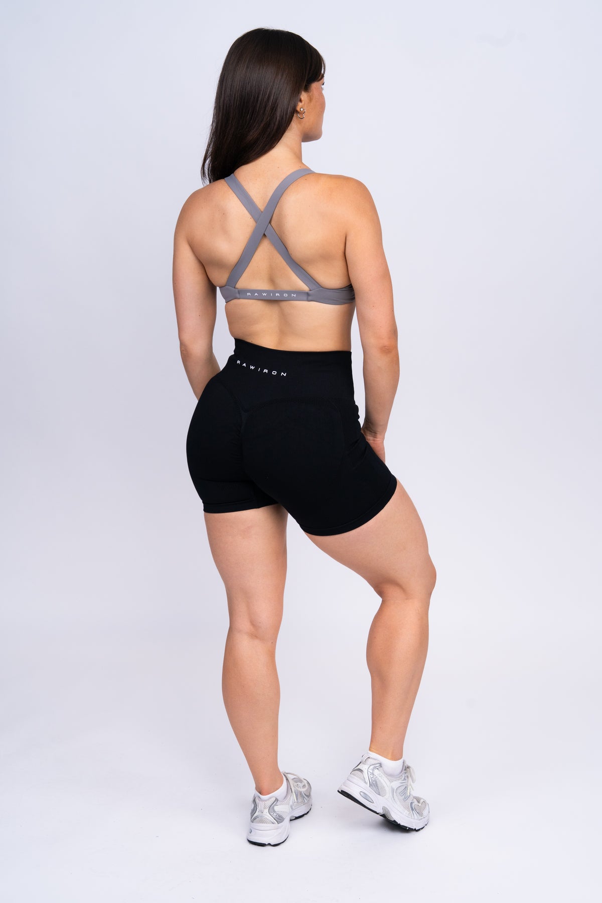 Plunge Sports Bra Grey