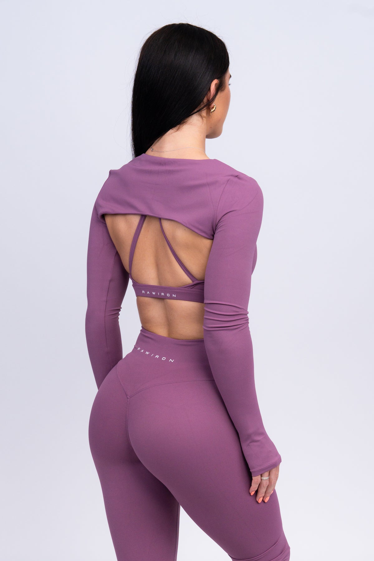 Luxe Long Sleeve Shrug Mulberry