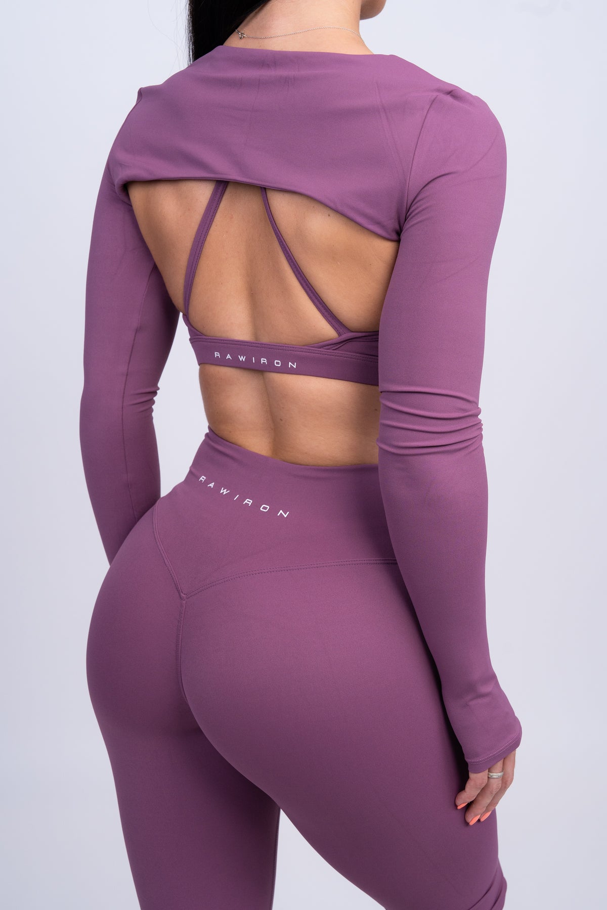 Luxe Long Sleeve Shrug Mulberry