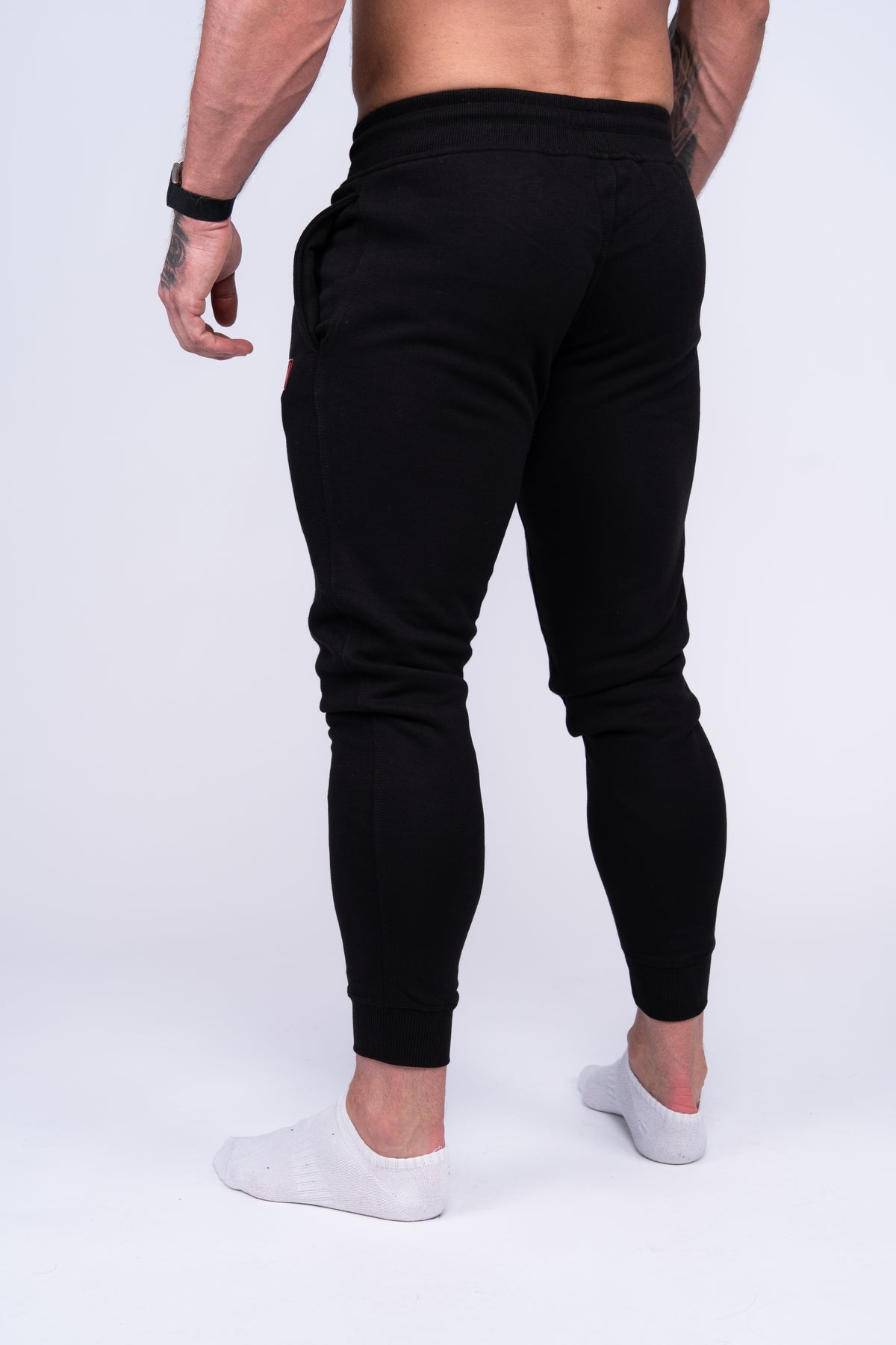 Contrast Joggers Black