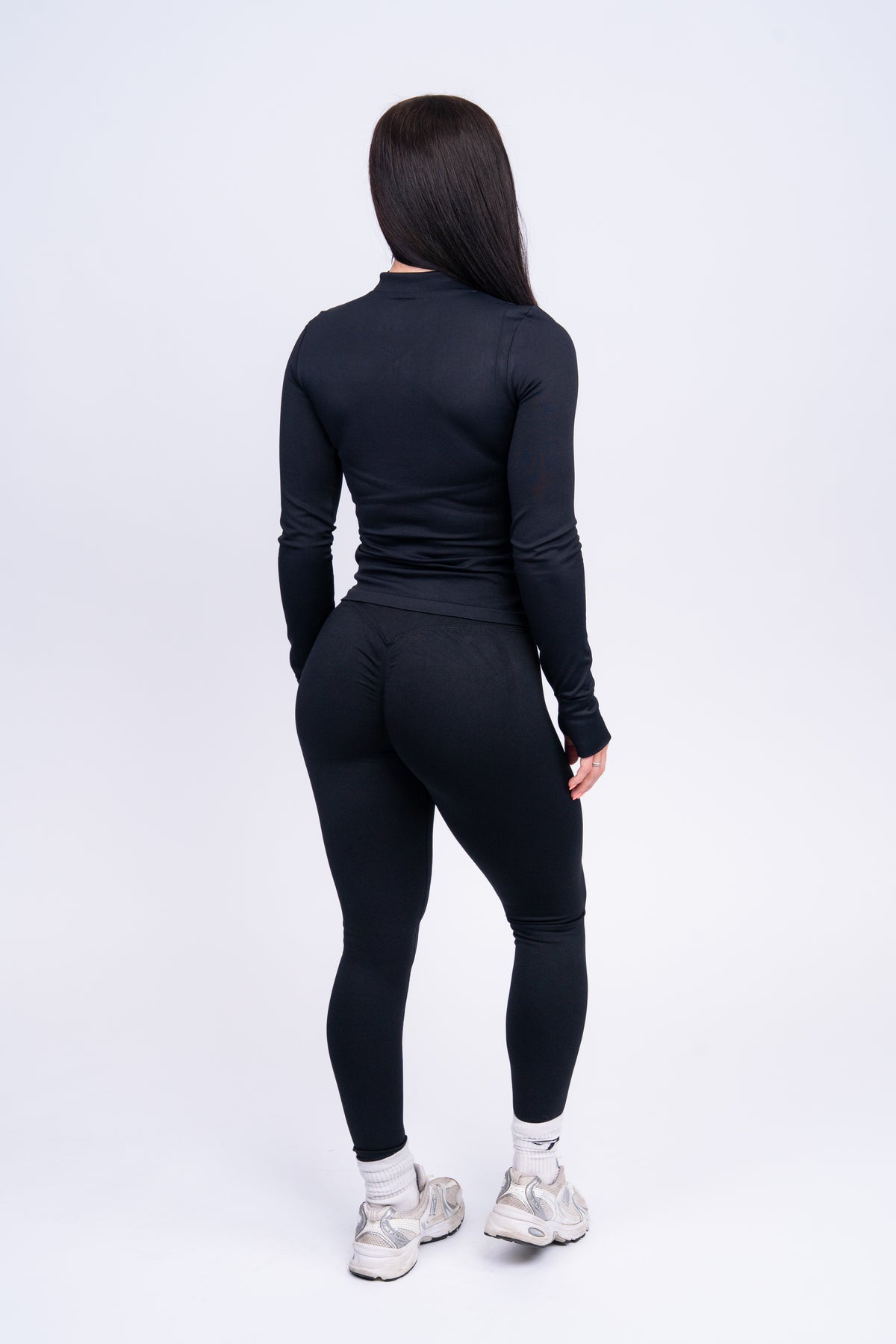Sculpt Leggings & Jacket Set Black