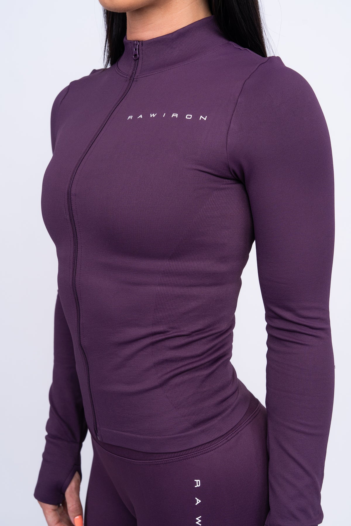 Sculpt Leggings & Jacket Set Deep Purple